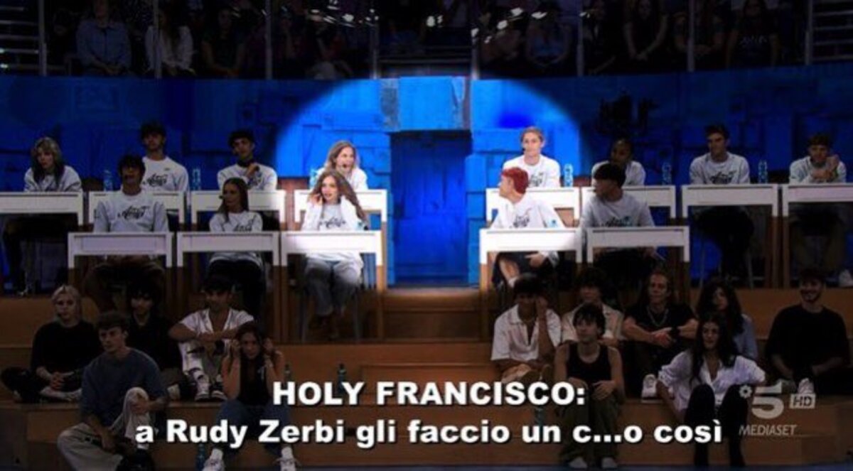 Amici Rudy Zerbi Vs Holy Francisco Il Primo Provvedimento Video