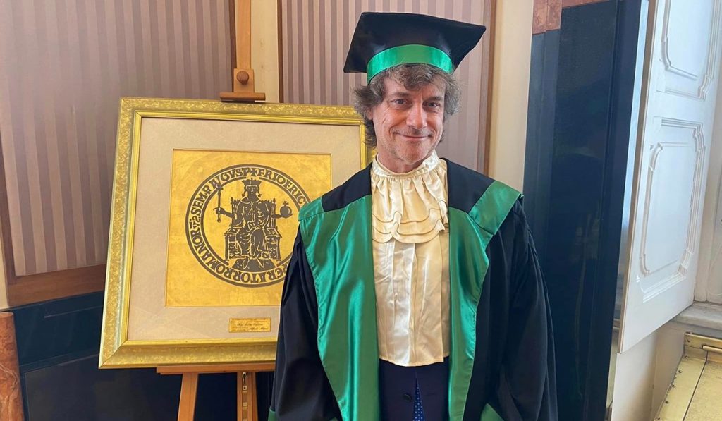 Alberto Angela riceve la laurea honoris causa in Geologia