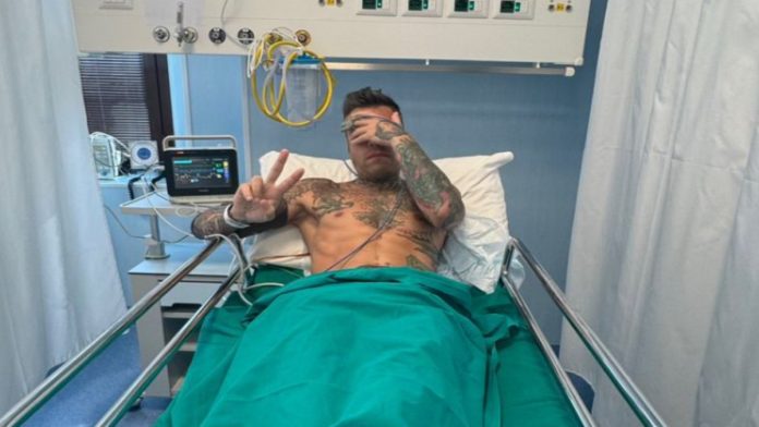 Fedez in ospedale