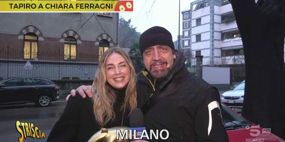 Tapiro a Chiara Ferragni, la consegna a Striscia La Notizia: perchè? Il motivo | Video Mediaset