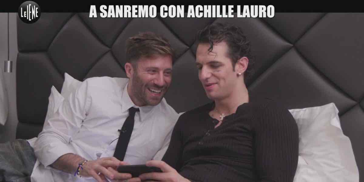 Le Iene, Achille Lauro a Sanremo 2025: il servizio di Nicolò De Devitiis | Video Mediaset