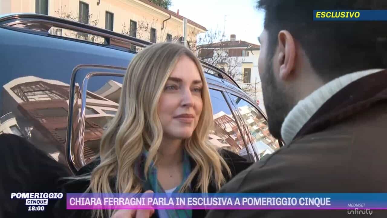 Chiara Ferragni, silenzio rotto a Pomeriggio 5: “Sono innocente al 100%”